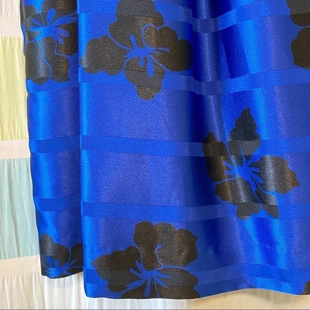 Vintage Hawaiian High Neck Long Sleeve 1980’s Dress Sz 6 - Picture 10 of 11